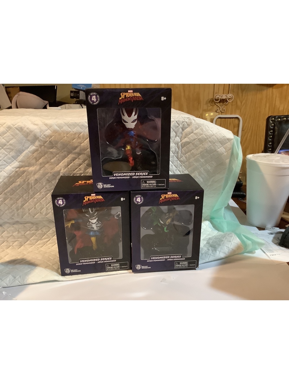 Spider-Man Maximum Venom Venomized Series Action Figure Set by Beast Kingdom